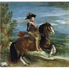 Картина на холсте по фото Модульные картины Печать портретов на холсте Конный портрет Филиппа IV