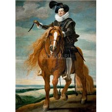 Картина на холсте по фото Модульные картины Печать портретов на холсте Конный портрет маркиза де Леганес