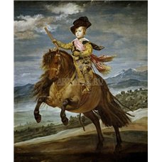 Картина на холсте по фото Модульные картины Печать портретов на холсте Конный портрет принца Бальтазара Карлоса