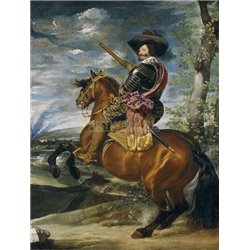 Конный портрет Гаспара де Гусмана, графа-герцога Оливареса - Модульная картины, Репродукции, Декоративные панно, Декор стен