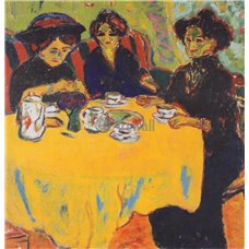 Картина на холсте по фото Модульные картины Печать портретов на холсте Женщины, пьющие кофе