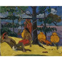 Портреты картины репродукции на заказ - Женщины под манговым деревом