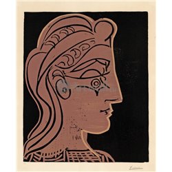 Женская голова - Модульная картины, Репродукции, Декоративные панно, Декор стен