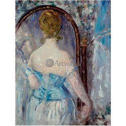Женщина перед зеркалом - Модульная картины, Репродукции, Декоративные панно, Декор стен