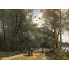 Картина на холсте по фото Модульные картины Печать портретов на холсте Дорога около Виль де Авре