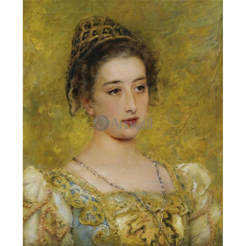 Юная красавица