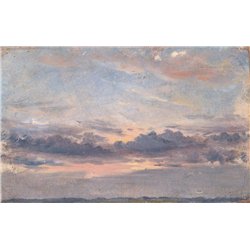 Эскиз облаков - закат