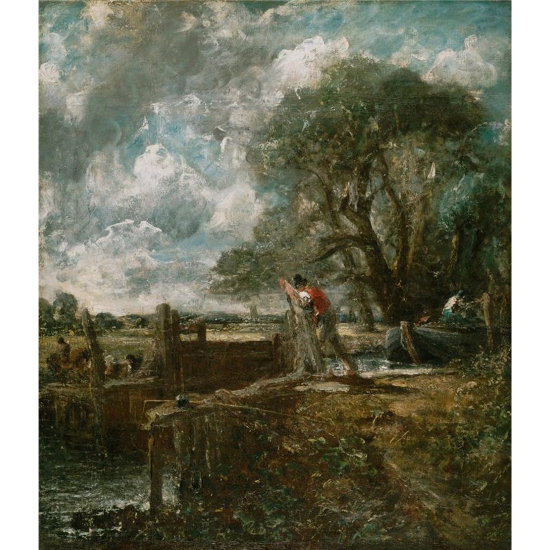 Эскиз к Лодке, проходящей шлюз