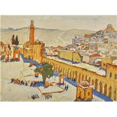 Картина на холсте по фото Модульные картины Печать портретов на холсте Двор мечети Омара в Иерусалиме