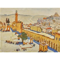 Двор мечети Омара в Иерусалиме - Модульная картины, Репродукции, Декоративные панно, Декор стен