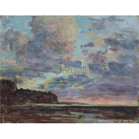 Этрета, закат