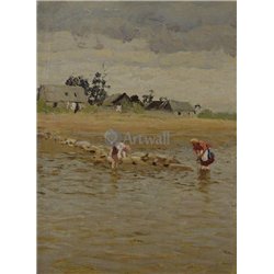 Хижины на берегу моря