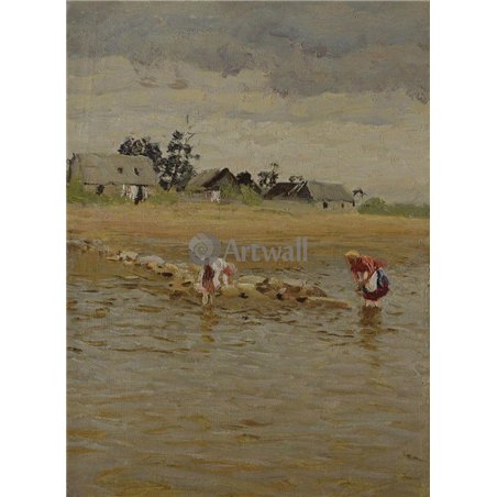 Хижины на берегу моря