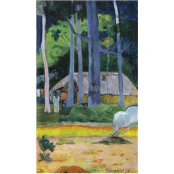 Хижина среди деревьев