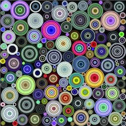 Разноцветные круги - Дизайнерские - Модульная картины, Репродукции, Декоративные панно, Декор стен