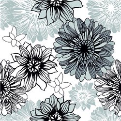 Черно-белые цветы - Дизайнерские - Модульная картины, Репродукции, Декоративные панно, Декор стен