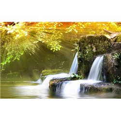 Водопад - Фотообои природа - Модульная картины, Репродукции, Декоративные панно, Декор стен