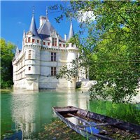 Дворец на берегу озера - Фотообои архитектура|Соборы и дворцы
