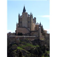 Картина на холсте по фото Модульные картины Печать портретов на холсте Старинный замок в Испании - Фотообои архитектура|Соборы и дворцы