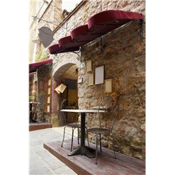 Уличное кафе - Фотообои Старый город|Испания - Модульная картины, Репродукции, Декоративные панно, Декор стен