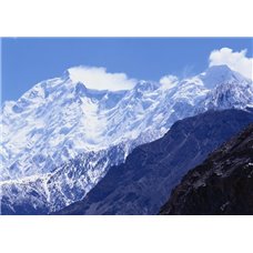 Картина на холсте по фото Модульные картины Печать портретов на холсте Горы в снегу - Фотообои горы