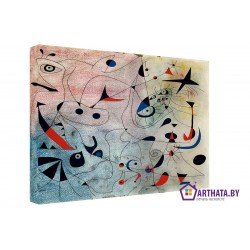 Joan Miro_001 - Модульная картины, Репродукции, Декоративные панно, Декор стен
