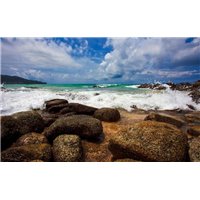 Каменистый берег - Фотообои Море|побережье
