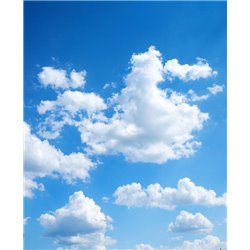Облака в голубом небе - Фотообои Небо - Модульная картины, Репродукции, Декоративные панно, Декор стен