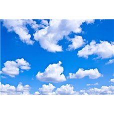 Картина на холсте по фото Модульные картины Печать портретов на холсте Облака в голубом небе - Фотообои Небо
