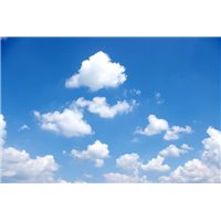 Облака в голубом небе - Фотообои Небо