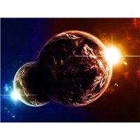 Планеты и Солнце - Фотообои Космос