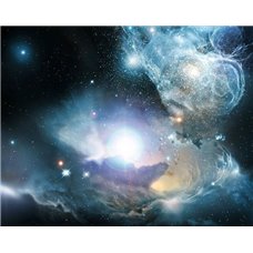 Картина на холсте по фото Модульные картины Печать портретов на холсте Вселенная - Фотообои Космос