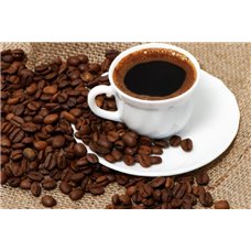 Картина на холсте по фото Модульные картины Печать портретов на холсте Чашка кофе - Фотообои Еда и напитки|кофе