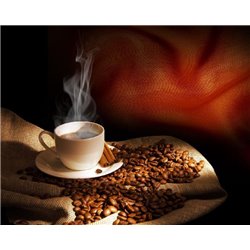 Чашка с кофе - Фотообои Еда и напитки|кофе - Модульная картины, Репродукции, Декоративные панно, Декор стен