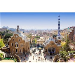 Барселона - Фотообои Старый город|Испания - Модульная картины, Репродукции, Декоративные панно, Декор стен