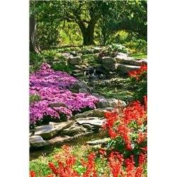Деревья и цветущие кусты - Фотообои Японские и просто сады - Модульная картины, Репродукции, Декоративные панно, Декор стен