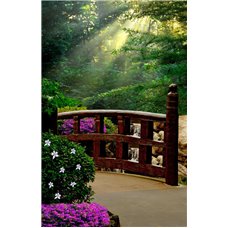 Картина на холсте по фото Модульные картины Печать портретов на холсте Сад на заре - Фотообои Японские и просто сады