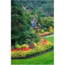 Картина на холсте по фото Модульные картины Печать портретов на холсте Японский ландшафт - Фотообои Японские и просто сады
