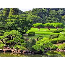Картина на холсте по фото Модульные картины Печать портретов на холсте Японский сад - Фотообои Японские и просто сады