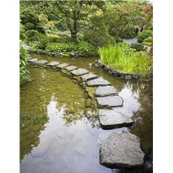 Дорога на воде - Фотообои Японские и просто сады - Модульная картины, Репродукции, Декоративные панно, Декор стен