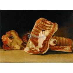 Натюрморт с головой барана
