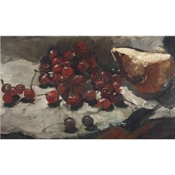 Натюрморт с вишнями