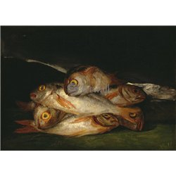 Натюрморт с золотыми лещами