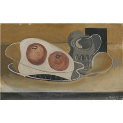 Натюрморт с грушами и яблоками