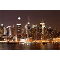 Ночной Нью-Йорк - Фотообои Современный город|Нью-Йорк