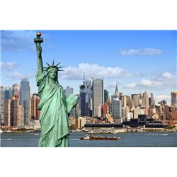 Статуя Свободы, Нью-Йорк - Фотообои архитектура - Модульная картины, Репродукции, Декоративные панно, Декор стен