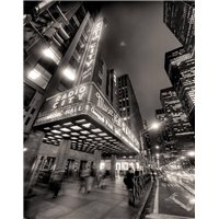 Ночной Нью-Йорк - 3D фотообои|3D расширяющие пространство