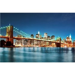 Бруклинский мост - Фотообои Современный город|Нью-Йорк - Модульная картины, Репродукции, Декоративные панно, Декор стен