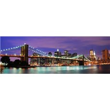 Картина на холсте по фото Модульные картины Печать портретов на холсте Бруклинский мост - Фотообои Современный город|Нью-Йорк
