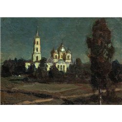 Монастырь в полночь
